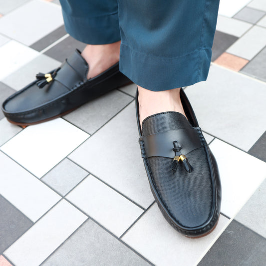 Far handcrafted loafer black L601