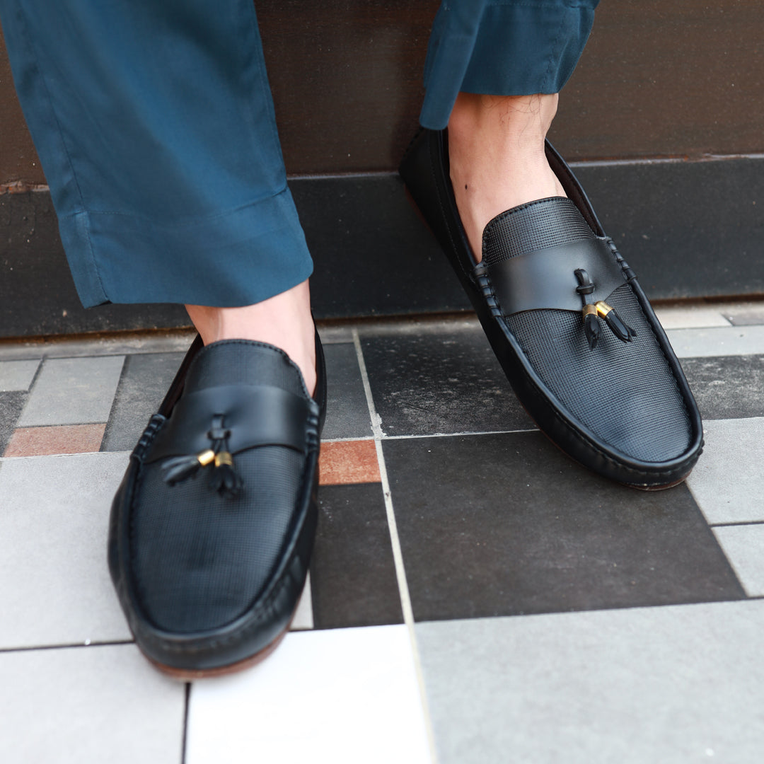 Far handcrafted loafer black L601