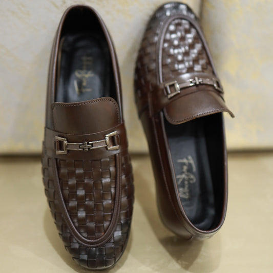 Far Full Braid Leather Brown FR 888
