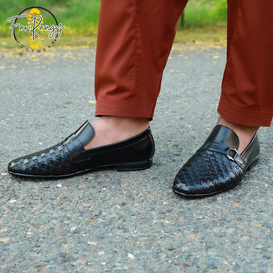 Far Black Design Synthetic Leather FR605